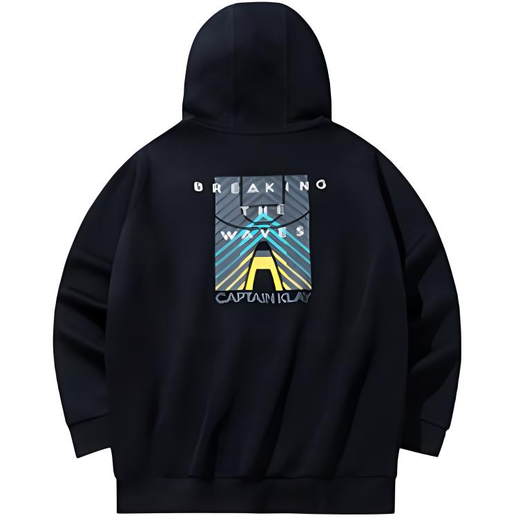 Anta Basketball Series Casual Sports Breathable Hoodie Men Hoodies Black 152431711-4