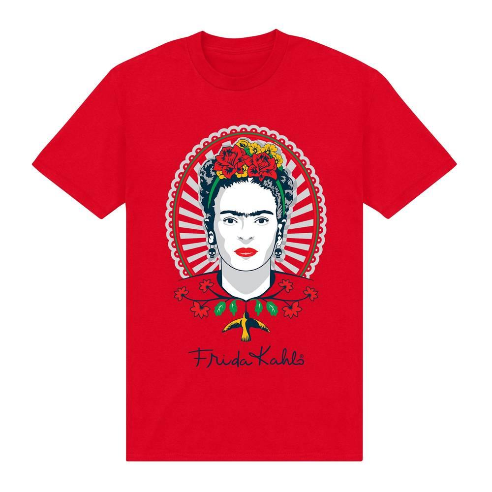 Frida Kahlo Unisex Portrett-T-skjorte for voksne