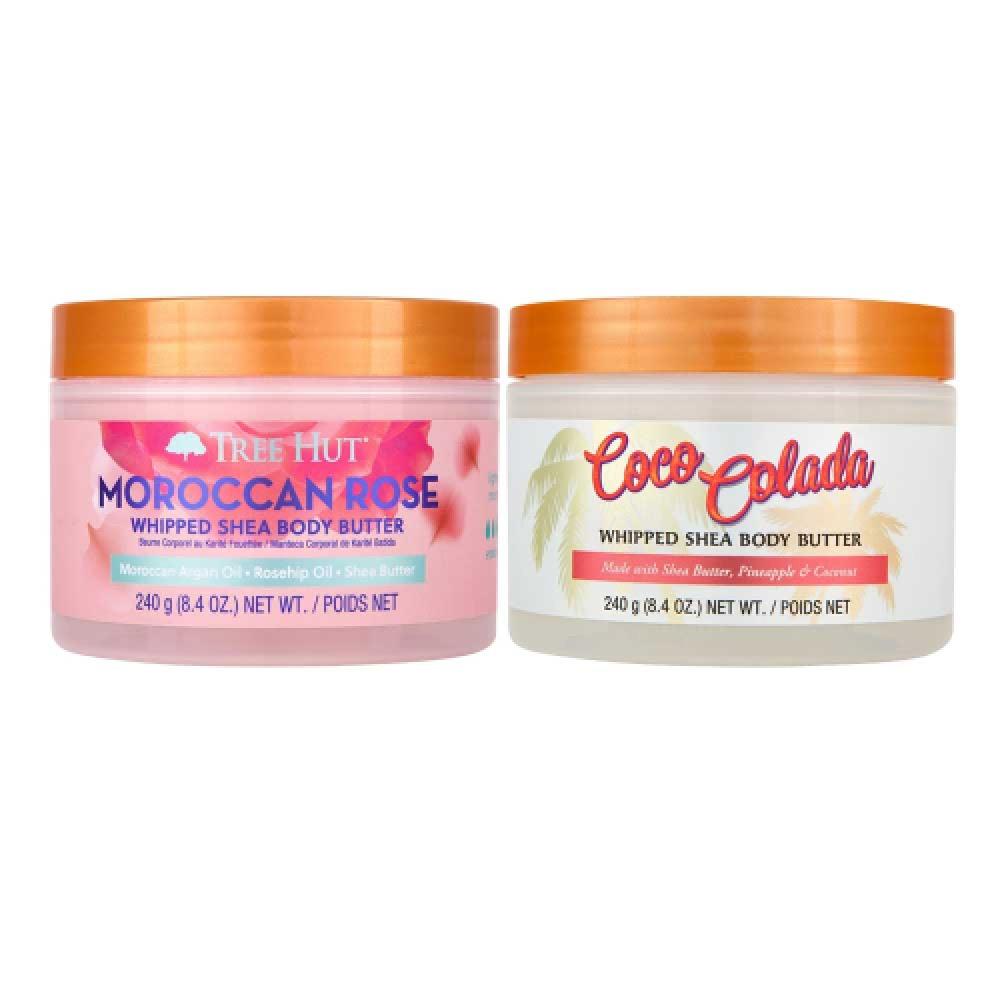 Tree Hut Whip Body Butter 240g Set Of 2 Choose 1 Of 3 Coco colada/Coco colada