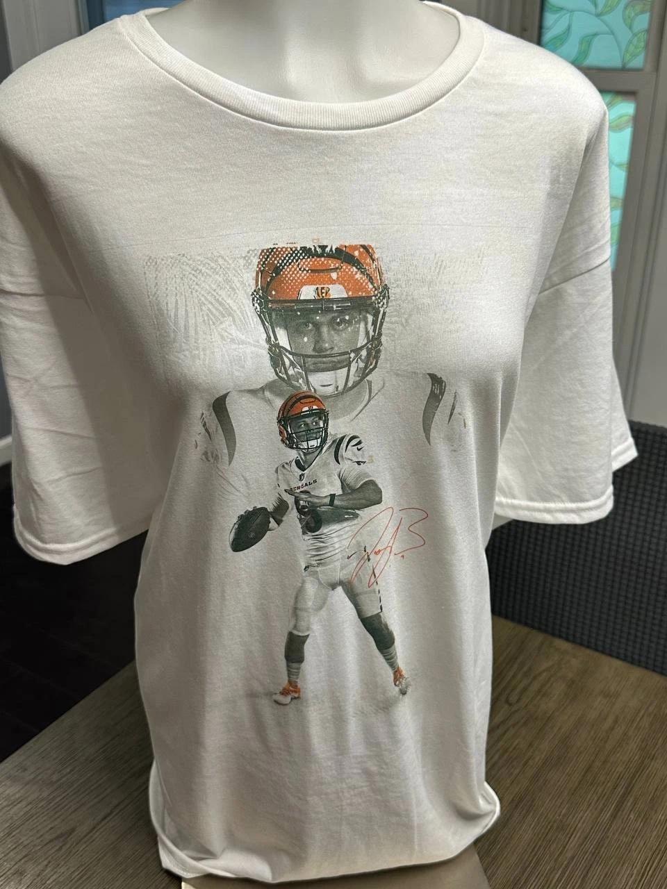 Cincinnati Bengals - Burris - #9 - Unisex - New XL White T-Shirt - Fast Ship XXXL