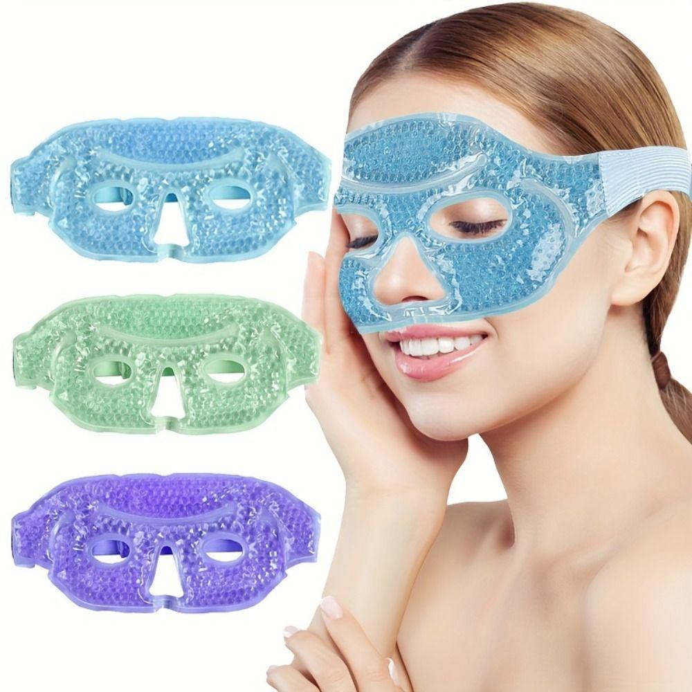 Gel Beads Compress Sleeping Ice Pack Reusable Cooling Eye Mask Sleep Mask SPA Therapy