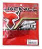 Jackall Flick Shake Inch Red Worm 2.8