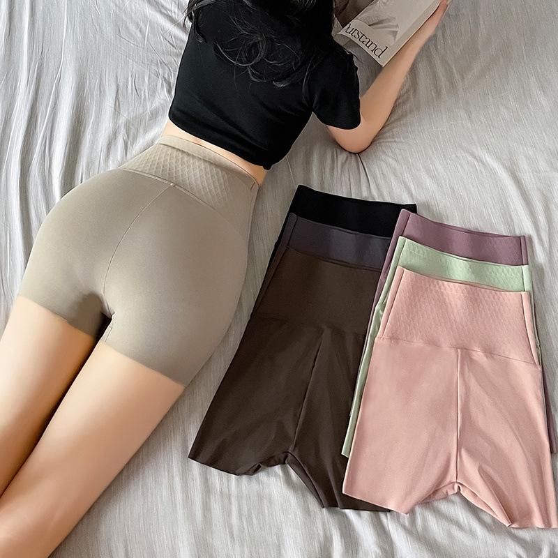 Summer High-Waisted Tummy Control Shaping Shorts with Gusset, Anti-Exposure, No Underwear Needed