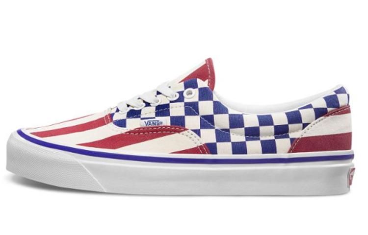 Era Vans 95 Dx Red Stripes Blue Check VN0A2RR1VYC 42.5