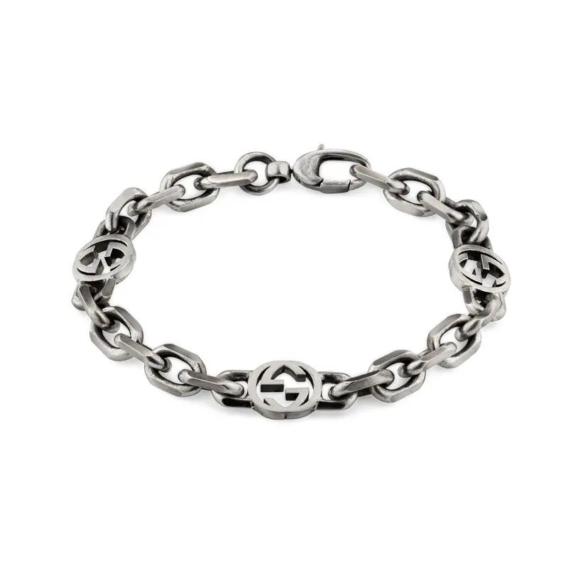 GUCCI Interlocking Chain Bracelet 620798-J8400-0811