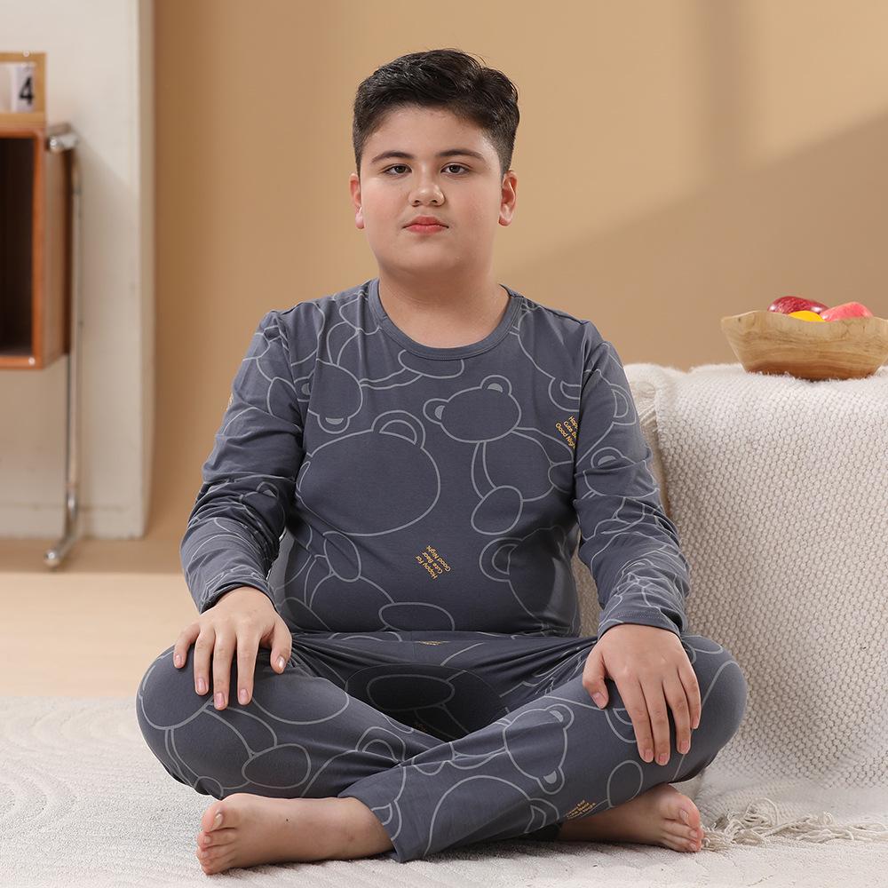 Teen Plus-Size Lycra Cotton Underwear & Pajama Set for Boys and Girls