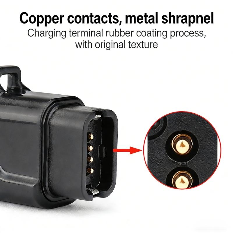 Charging Connector Adapter For Electric Bicycles Derailleurs With Overload Protections Metal Contact Compacts Design