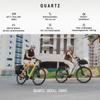 Elektrofahrrad DERUIZ Quartz 28'' 250W Motor City E-Bike - 48V 13,4Ah Akku Bis zu 161 km Reichweite, Hydraulische Bremsen, Drehmomentsensor, 8 Gänge, Zuladung 130 kg