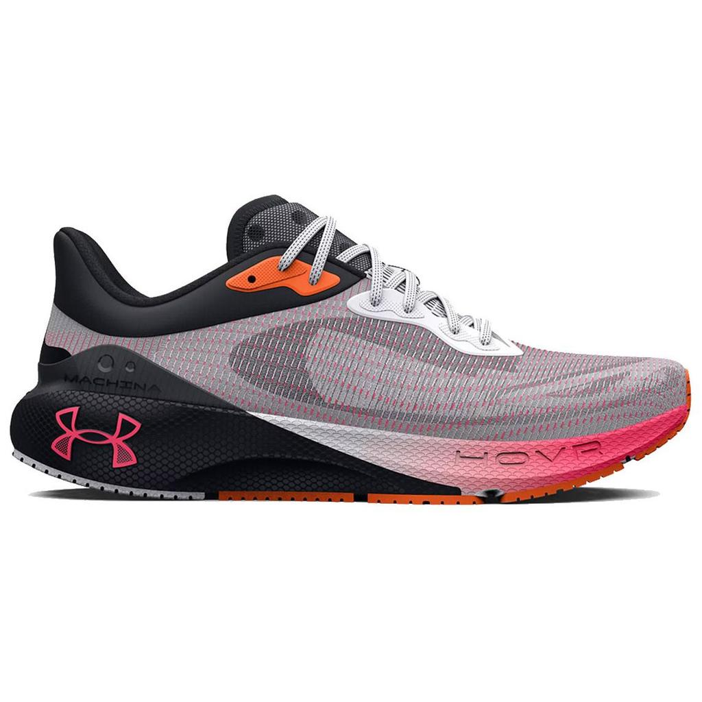 Under Armour HOVR Machina 3 Trendy Low-Top Running Shoes Men Sneaker Gray Pink 3026235-001