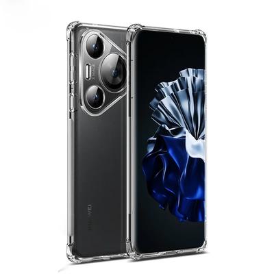 Para Huawei Pura 70 Pro Capas de Canto Transparentes de TPU Macio à Prova de Choque com Airbag 70 Plus Ultra 70pro Plus 70proplus ultra Capa de Telefone