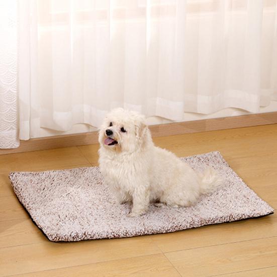Self Heating Cat Pad Thermal Pet Mat Bed with Non-Slip Base Non-Electric Cat Warmer Pad with Removable Washable Cover for Dogs Cats Couch Floor Use