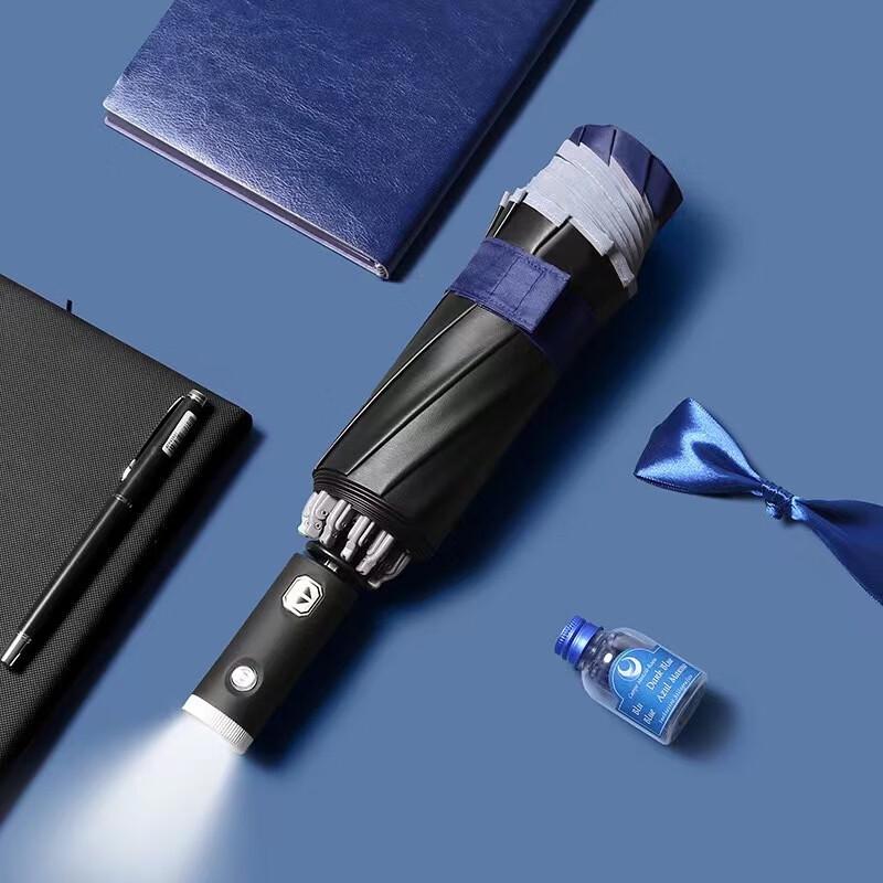 Светоотражающий светодиодный складной УФ-зонт для автомобиля