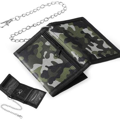 Peněženka RFID Fabric Camouflage Boys Wallet/Trifold Canvas Outdoor Sports Kids Wallet Wallet pro dospívající chlapce