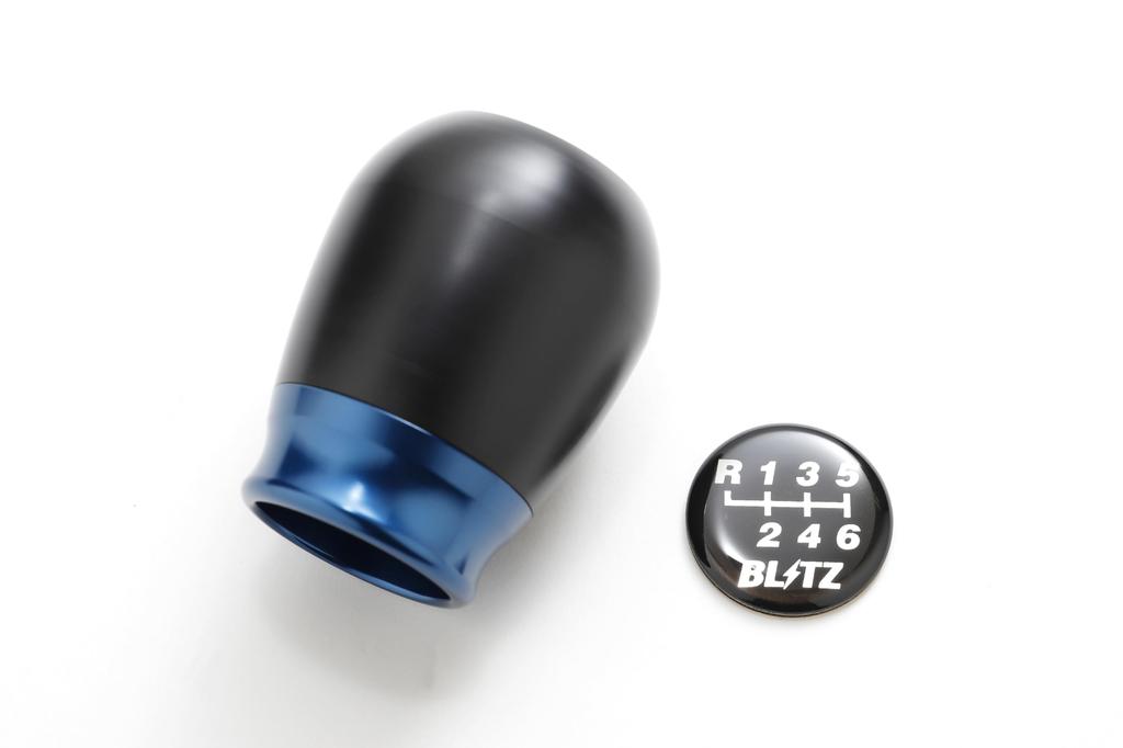 BLITZ Shift Knob for GR86, 86, BRZ, ZN6, ZN8, ZC6, and ZD8 Manual Transmission Vehicles, Blue, 14001