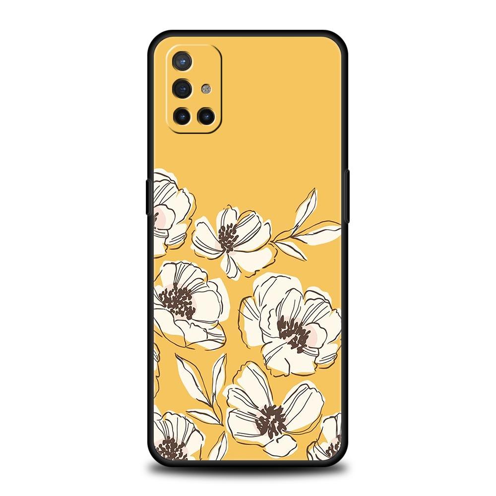 Phone Case For OnePlus 11 10 9 Pro 9T 12R 10R 9R 9RT 10T 8T 8 7 6T 7T Nord 2T CE 2 5G N200 N10 N100 Soft Silicone Cover Flower