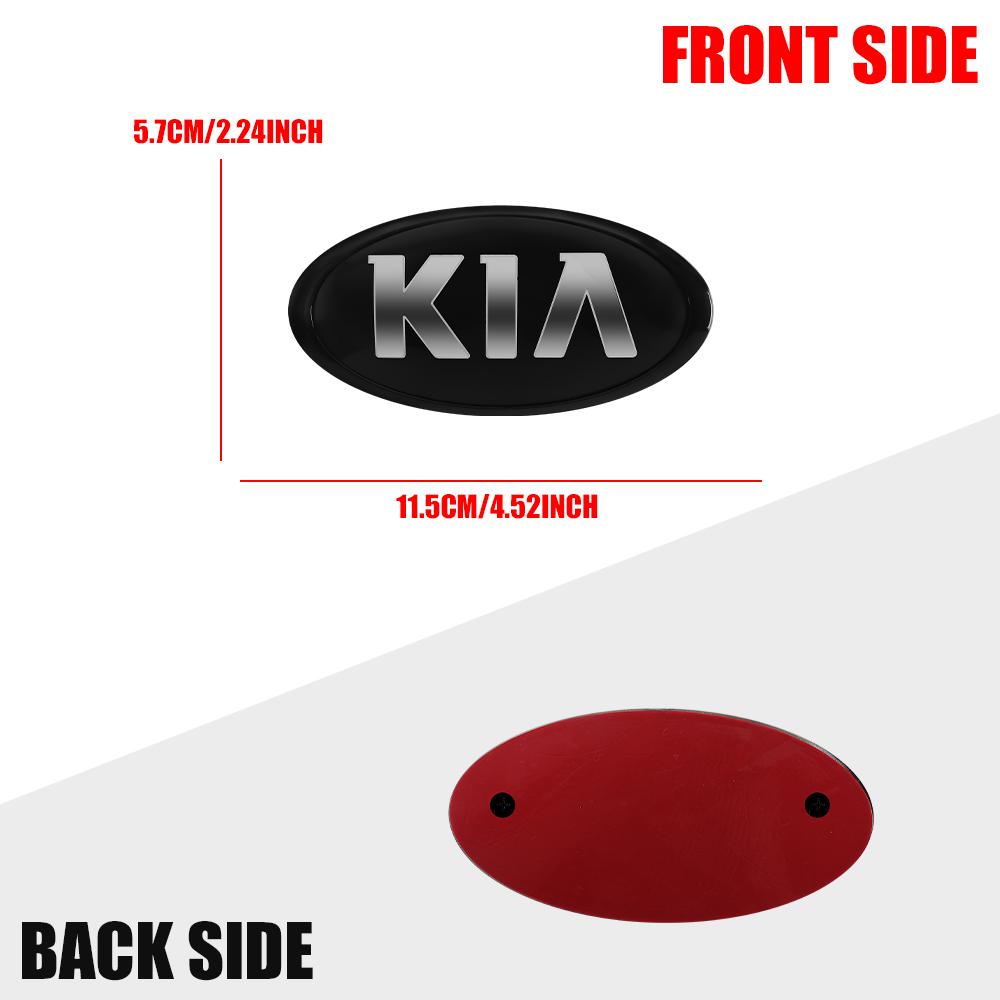 1pcs 3D Car Emblem Center Badge Sticker Decal Styling Accessories For KIA Rio Ceed Sportage Cerato Soul Sorento K2 K5 Picanto