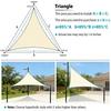 Polyester Sunshade Sail Canopy - UV Protection for Outdoor Camping and Courtyard