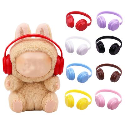 Baby Headphones 17cm Dolls Earphones Fashion Headphones Accessories for Creative Games