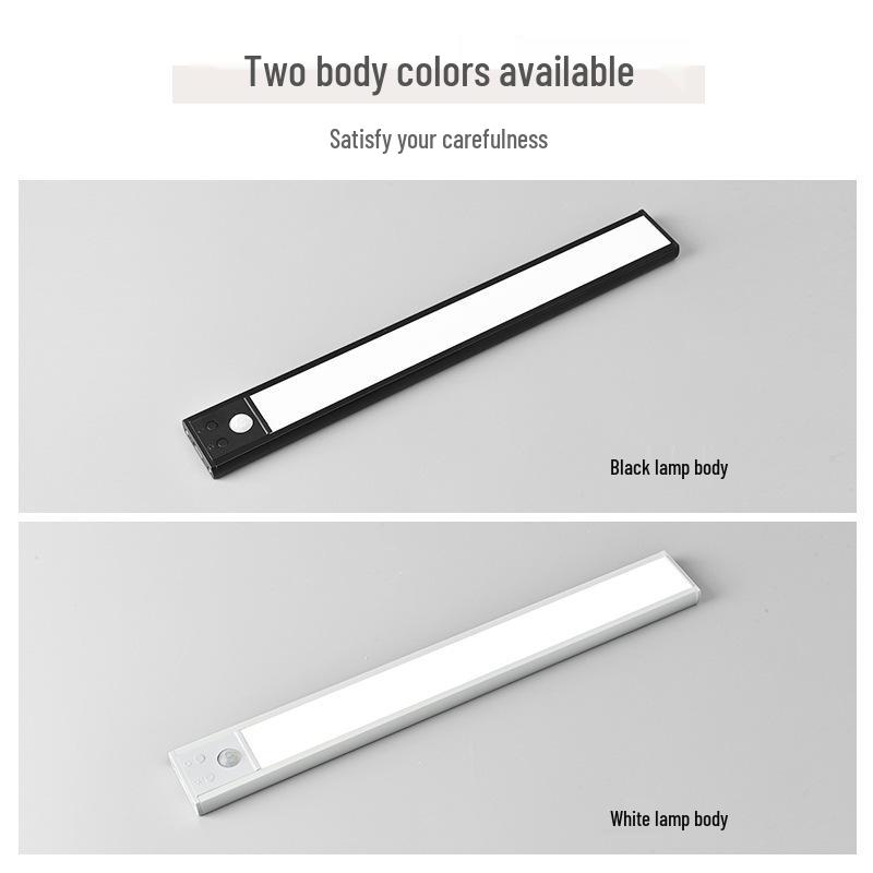 Ultra-thin LED Motion Sensor Light Strip for Wardrobes, Cabinets, and Shelving