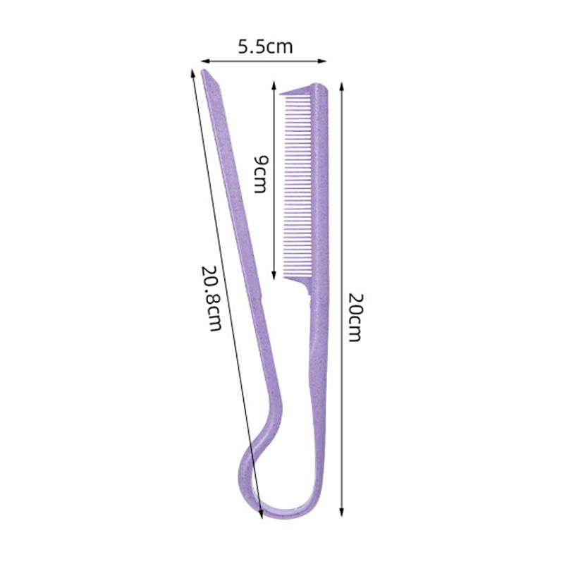 Wheat Straw V-Splint Straightening Comb Home Styling Comb Tool Straightening Comb Hair Care
