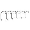 10Pcs Wide Belly Bend Handle Black Nickel Red Nickel Crank Hook Multiple Specifications Luya Crank Hook Fishing Gear