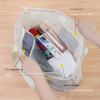 Hand-held Beach Tote Bag Drawstring Cosmetic Organizer Case Durable Mesh Shower Bag  Men/women