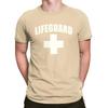 Funny Lifeguard T-Shirts Round Collar Cotton T Shirt Red Lifeguarding Unisex Uniform Tee Gift T-shirt Lightweight & Breathable for Cool Summer Outfits