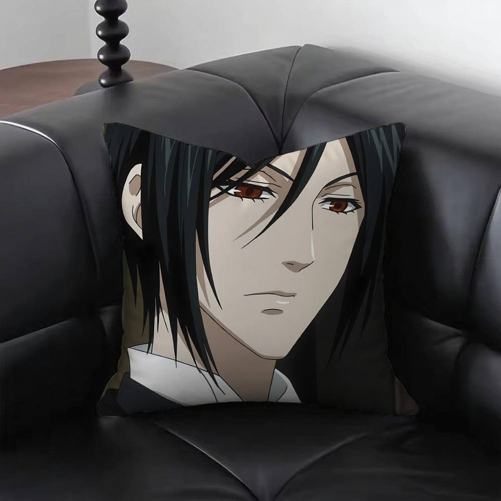 Amine BBlacks Butler Pillow Case Fashion Square Pillowcase Bedroom Sofa Room Ins Decoration Leisure