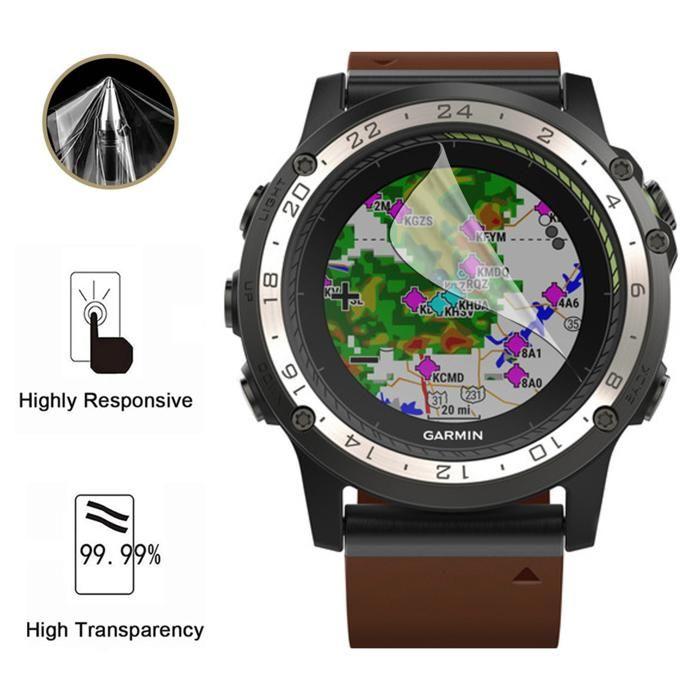 Displayschutz für Garmin D2 Charlie [6er-Pack] Schutzfolie aus Kunststoff, widerstandsfähig, ultradünn, Phonillico