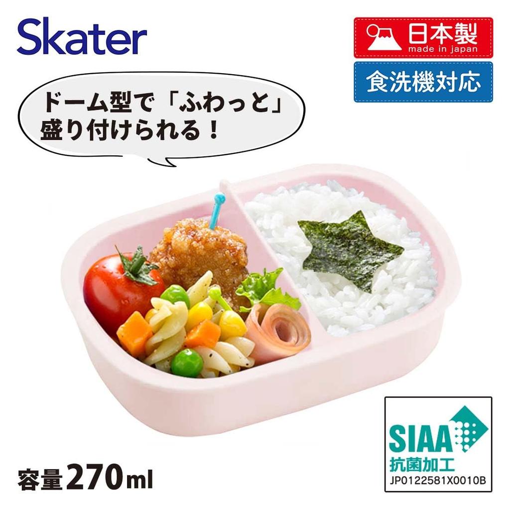 Skater Lunch Small Single Dome Softly Fills Made In Sanrio My Ushirou QAF1AG Kids' Box, Size, Tier, 270ml, Shape, Kids' Lunch, Antibacterial, Japan,
