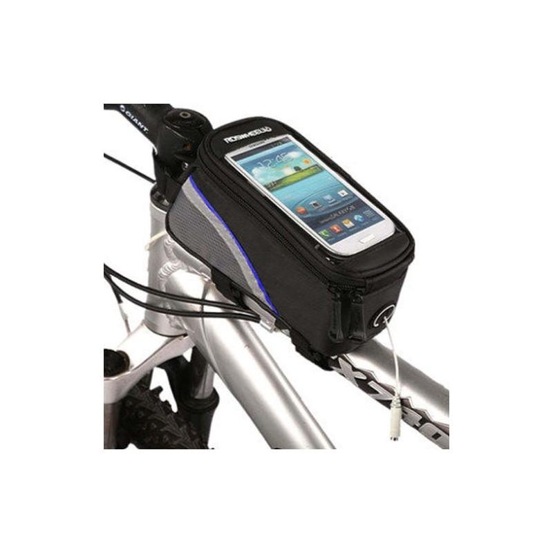 Mountain Bicycle Front Tube Bag With Touch Screen For Cycling Enthusiasts