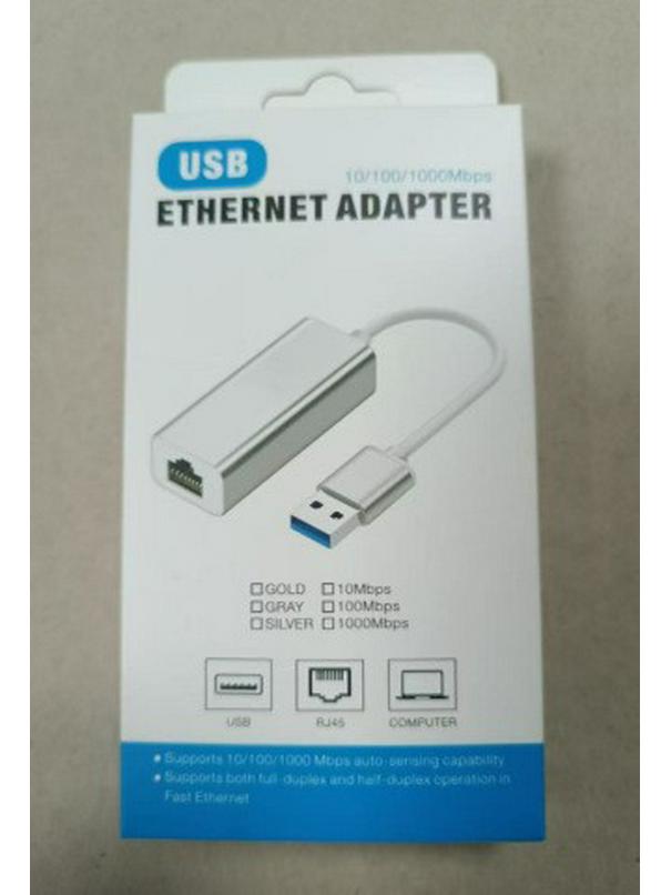 USB-C - RJ45 Gigabit Ethernet Adapter LED-es visszajelzővel