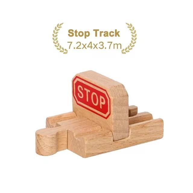 All Kinds of Wooden Track Accessories Beech Wood Railway Toys Fit For Brand Wooden Train Tracks Education Toys For Children