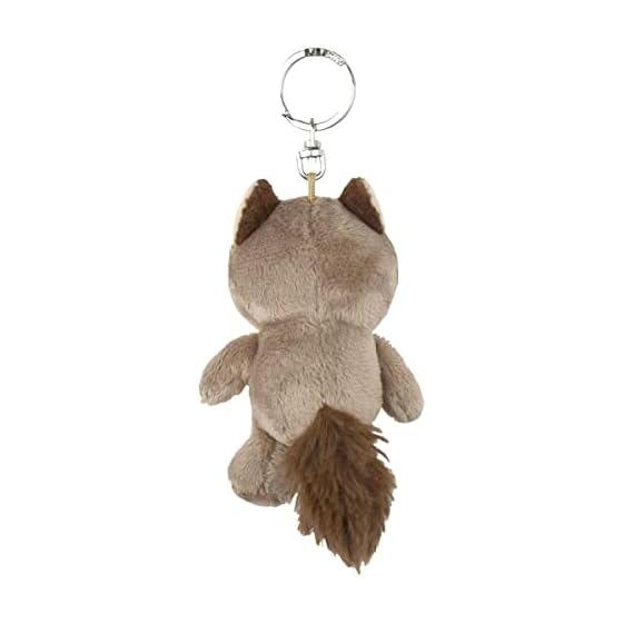 NICI Keyring Raccoon Dog 10cm Keychain Bean Bag
