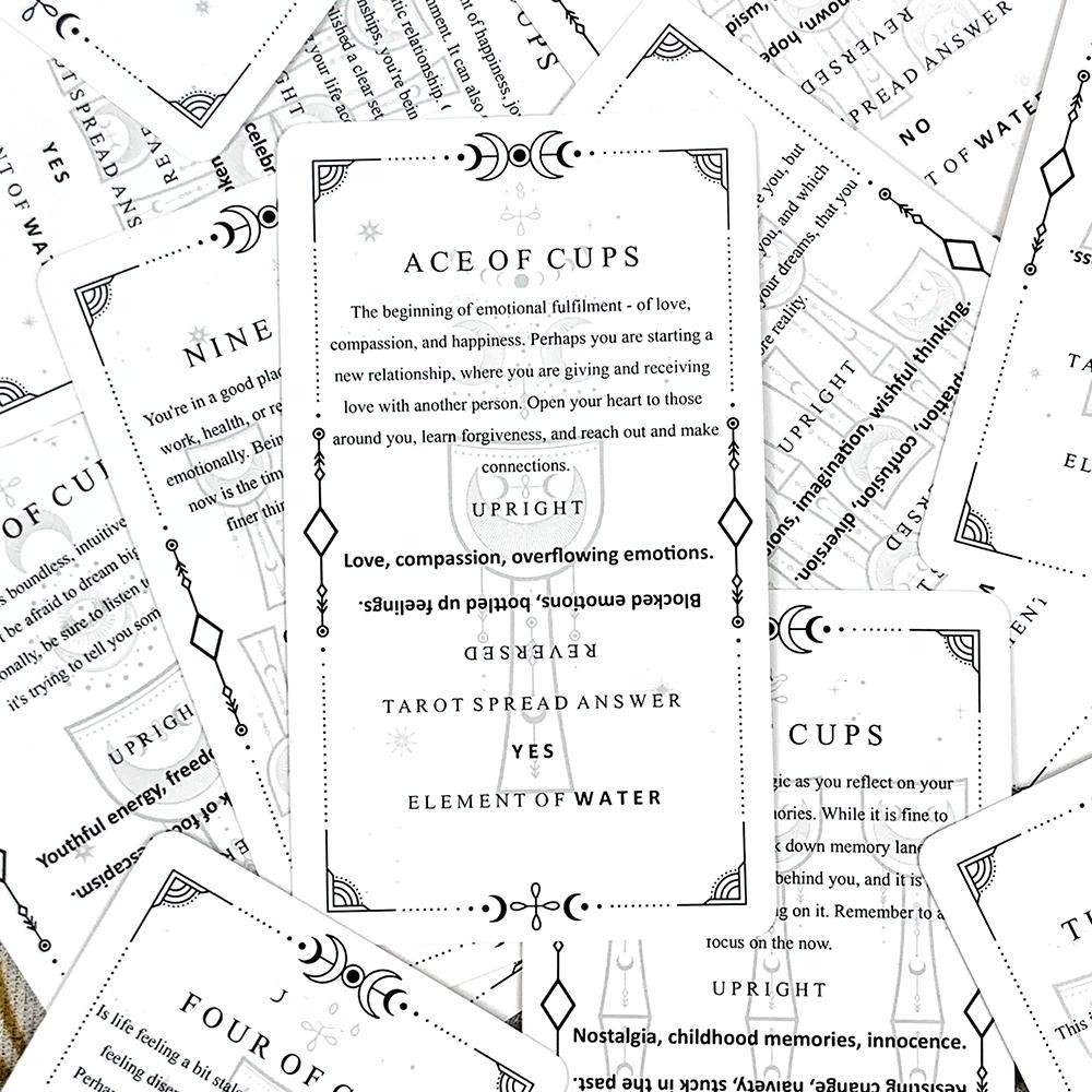 Tarot Cards Family Gathering Game Cards Classic Divination Tarot Deck Board Playing Game,Christmas and New Year Gifts