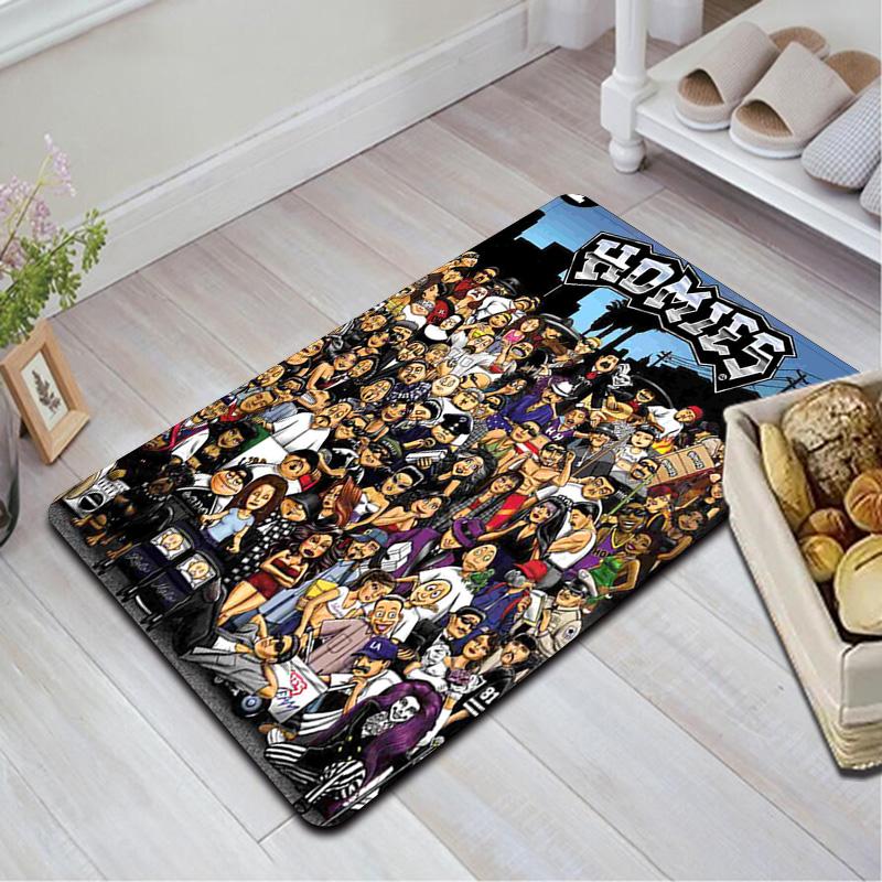 Homies Rug Floor Mat for Living Room or Bedroom Soft and Comfortable Carpet a Gift for Birthday and Holiday.