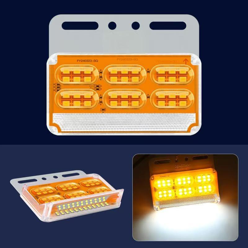 

24V Водонепроницаемые светодиодные габаритные огни для грузовиков - Широкий обзор, Супер яркие, Долгий срок службы