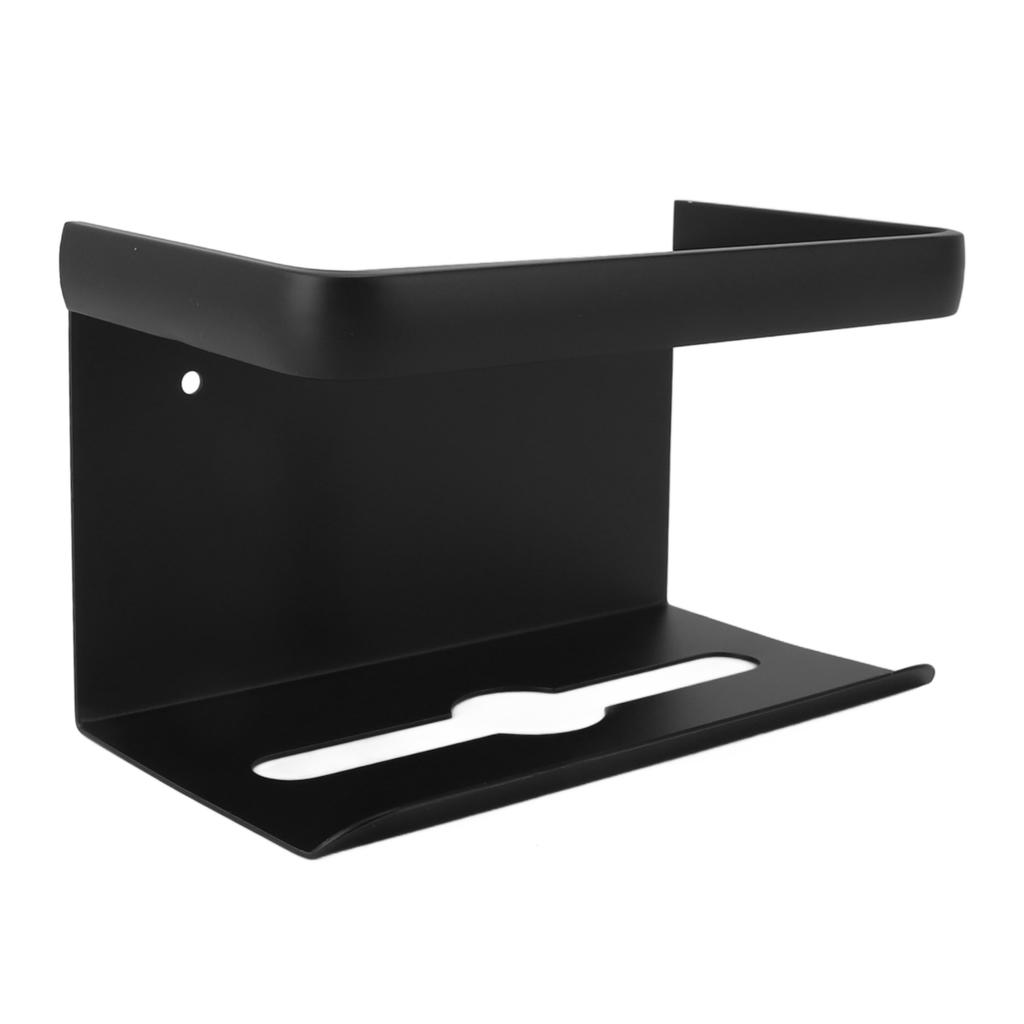 Toilet Paper Holder Wall Mount Tissue Roll Storage Rack Aluminum Tissue Dispenser for Bathroom Washroom