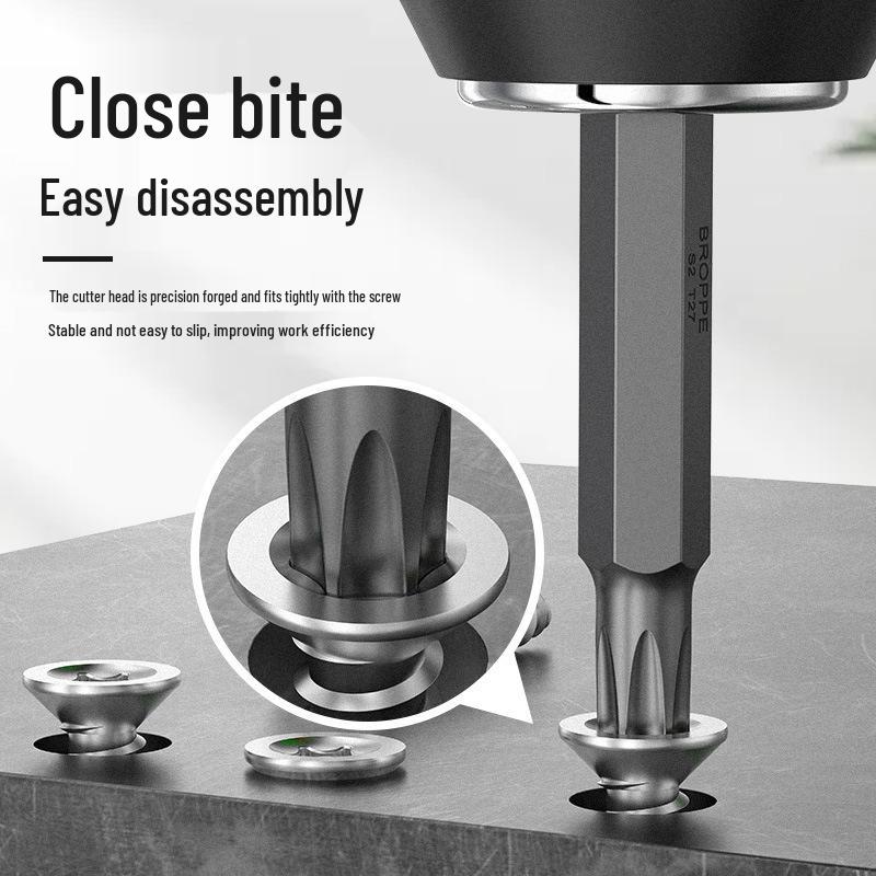 BROPPE Electric Magnetic Phillips Torx Hex S2 Drill Screwdriver Bit