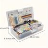 1 Box DIY Electronics Components Kit Project Starter Electronic DIY Kit With 830 Tie-points Breadboard For Arduino R3 With Box
