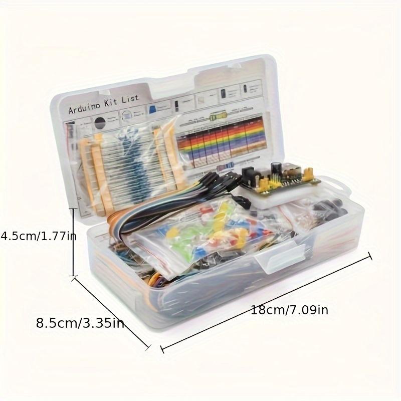 1 Boks DIY Elektroniske Komponenter Sett Prosjektstarter Elektronisk DIY Sett Med 830 Koblingspunkter Koblingsbrett For Arduino R3 Med Boks