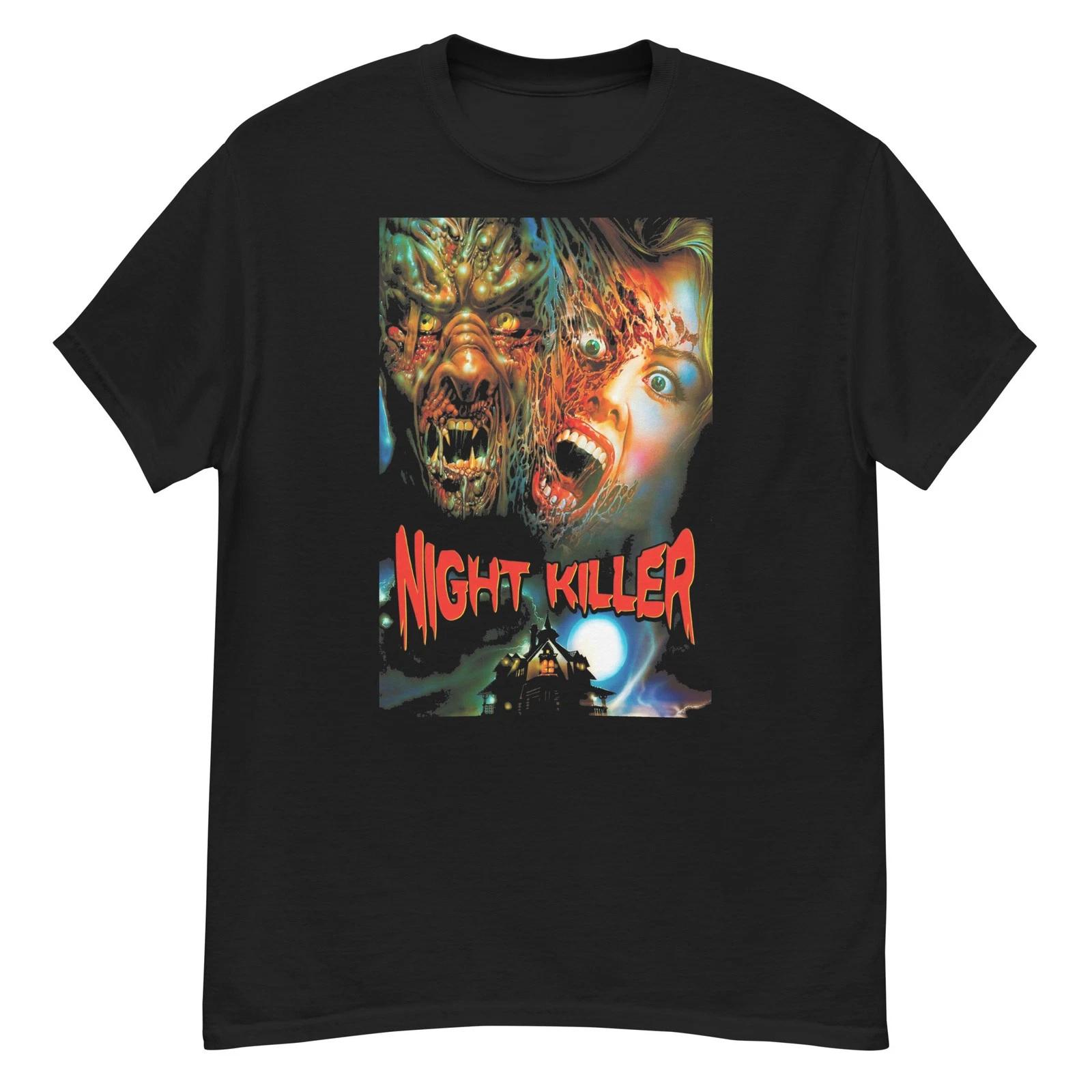 Night Killer cult horror film fan art t-shirt M