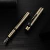 Hongdian M2 Mini Fountain Soft Army Green Slim Pocket Travel Pen Pen, Ultra-Fine, Nib, Aluminum,