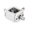 Right Angle Bevel 1:1 Forward Double Output Shaft 1 Module 20 Teeth Bevel Gear Frame Simple DIY Module