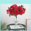 Silk Rose Flower Wedding Decor Artificial Bloom For Home Interior And Photography