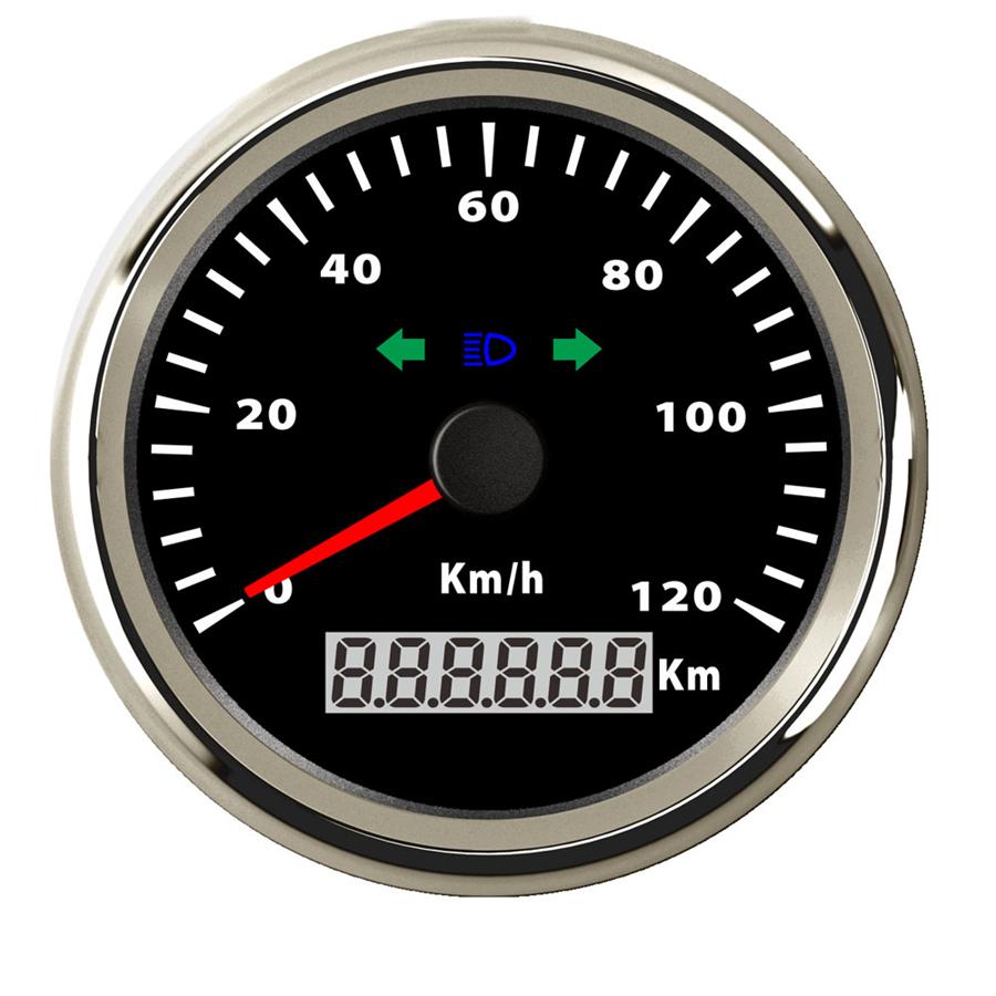 

85 мм Автомобильный Мотоциклетный GPS Спидометр Одометр КМ/ч Пробег Регулируемый Датчик IP67