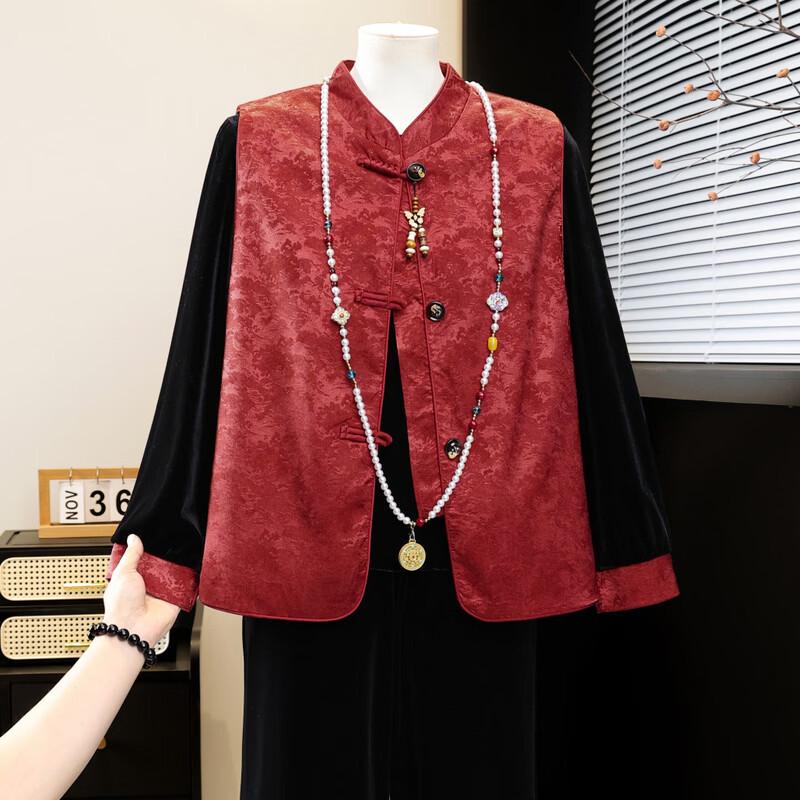 2026 New Chinese Style Vest 3-Piece Set for Women