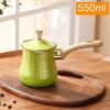 Stainless Steel Coffee Pot with Lid Chocolate Butter Milk Cup Coffee Tea Melting Jug Moka Pot for Office Home Kitchen