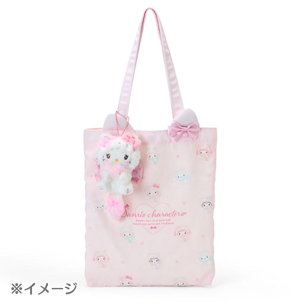 Sanrio Tote Bag Sanrio Characters A4 Ages 3 and 685526 (SANRIO) (Milky Kitten) Size, Up,