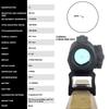 R5 1x20mm 2 MOA Red Dot Sight Reflex Riflescope Hunting Scope With Mount Riser 20mm Rail Co-Witness Holographic AR15
